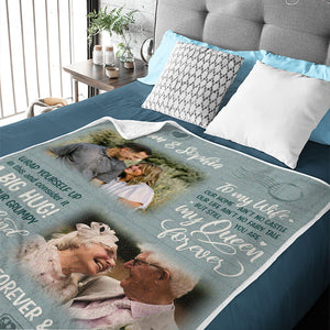 Considérez cela comme un gros câlin - Couverture personnalisée - Télécharger une image, cadeau pour couple, mari et femme, anniversaire, fiançailles, mariage, cadeau de mariage, cadeau de Noël