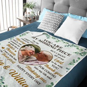 Tu es ma pièce manquante - Couverture personnalisée - Télécharger une image, cadeau pour couple, mari et femme, anniversaire, fiançailles, mariage, cadeau de mariage, cadeau de Noël