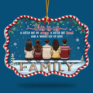 Beaucoup d'amour - Décoration de Noël personnalisée en acrylique en forme de Benelux - Cadeau pour la famille, cadeau de Noël