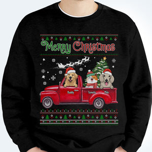 Joyeux Noël - T-shirt unisexe personnalisé, sweat à capuche, sweat-shirt - Cadeau pour les amoureux des animaux, cadeau de Noël