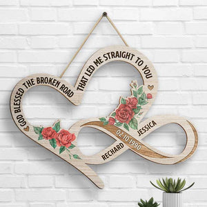 I Wanna Stay Next To You - Personalized Shaped Wood Sign - Gift For Couples, Husband Wife