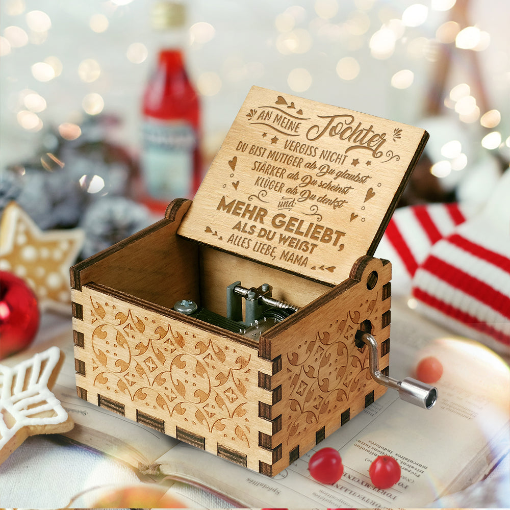 An Meine Tochter, Alles Liebe - Musikbox - Geschenk für Tochter allemand