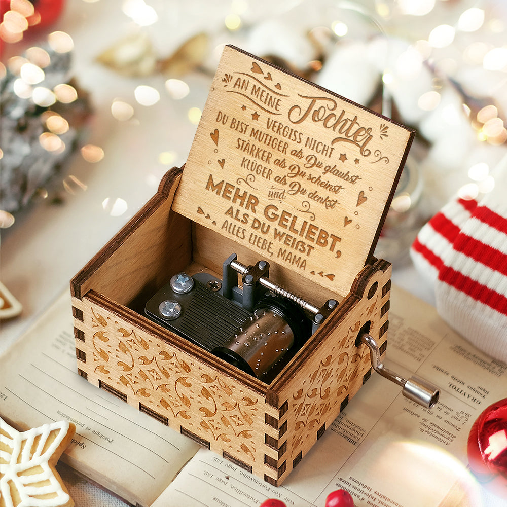An Meine Tochter, Alles Liebe - Musikbox - Geschenk für Tochter allemand