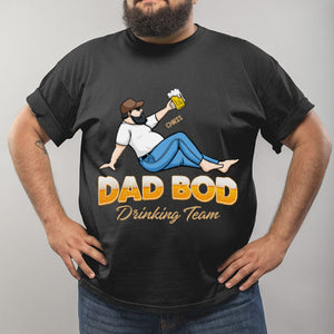 Drinking Team Dad Bod - Personalized Unisex T-Shirt.