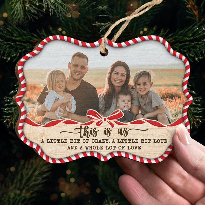 C'est nous, notre histoire - Décoration de Noël personnalisée en bois avec photo en forme de Benelux - Télécharger une image, cadeau pour la famille, cadeau de Noël