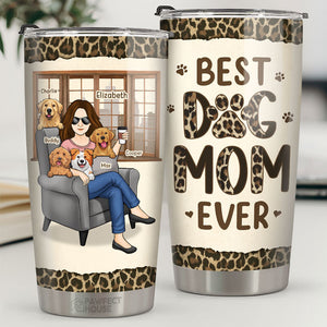Meilleure vie de maman à fourrure - Gobelet personnalisé pour chien et chat - Cadeau de fête des mères, d'anniversaire pour les propriétaires d'animaux et les amoureux des animaux