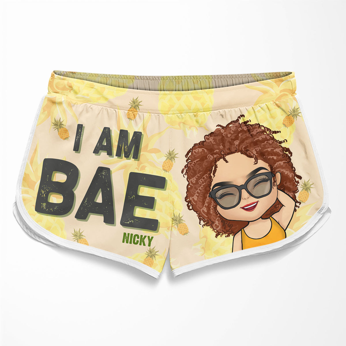 Si tu es perdu, reviens voir mon chéri ! Short de plage personnalisé pour couple ! Cadeau pour couple, mari et femme