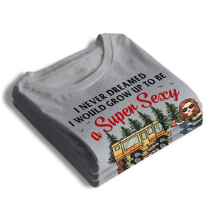 Camping Lady Super Sexy - T-shirt, sweat à capuche et sweat-shirt unisexe personnalisé