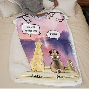 They Still Talk About You - Personalized Blanket.