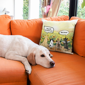 Still Talk About You - Dogs In Heaven - Personalized Pillow (Insert Included).