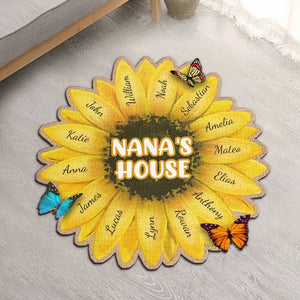 Bienvenue chez Nana - Tapis décoratif personnalisé - Cadeau pour maman, grand-mère 