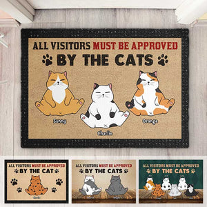 Tapis décoratif personnalisé pour chats - Cadeau pour les amoureux des animaux