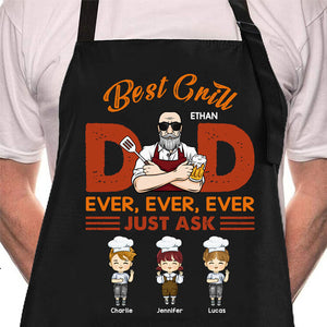 Le meilleur papa grill de tous les temps, demandez simplement - Cadeau pour papa - Tablier personnalisé