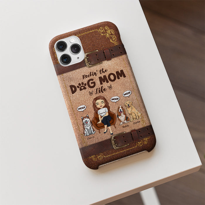 La vie n'est pas parfaite, mais mon chien l'est ! Cadeau pour maman chien, coque de téléphone personnalisée