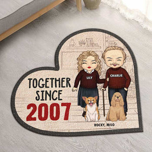 Ensemble depuis - Tapis décoratif personnalisé - Cadeau pour couple, mari et femme