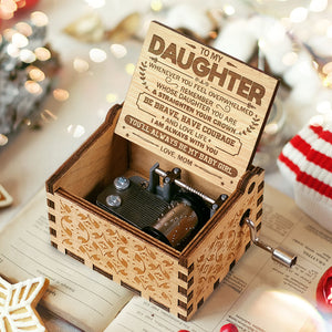 Being Brave, Having Courage And Loving Life - Mom To Daughter, Music Box.