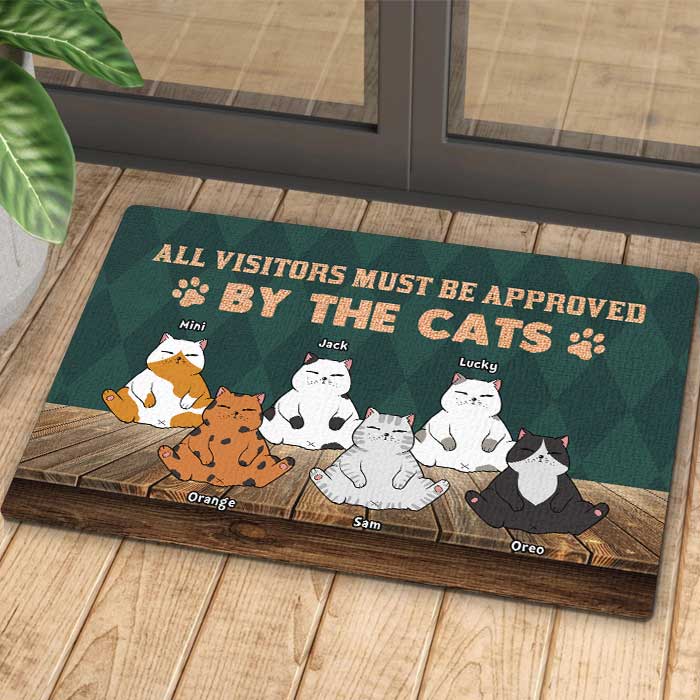 Tapis décoratif personnalisé pour chats - Cadeau pour les amoureux des animaux