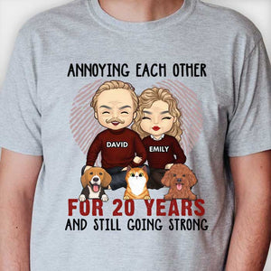 Annoying Each Other Still Going Strong - Anniversary Gifts, Gift For Couples, Husband Wife - Personalized Unisex T-shirt, Hoodie.