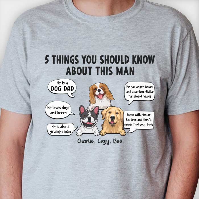 Five Things You Should Know About This Woman - Mother's Day Gifts, Gift For Dog Mum, Personalized Unisex T-shirt, Hoodie.