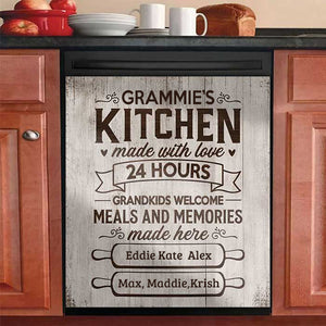 Grandma's Kitchen - Personalized Dishwasher Cover.
