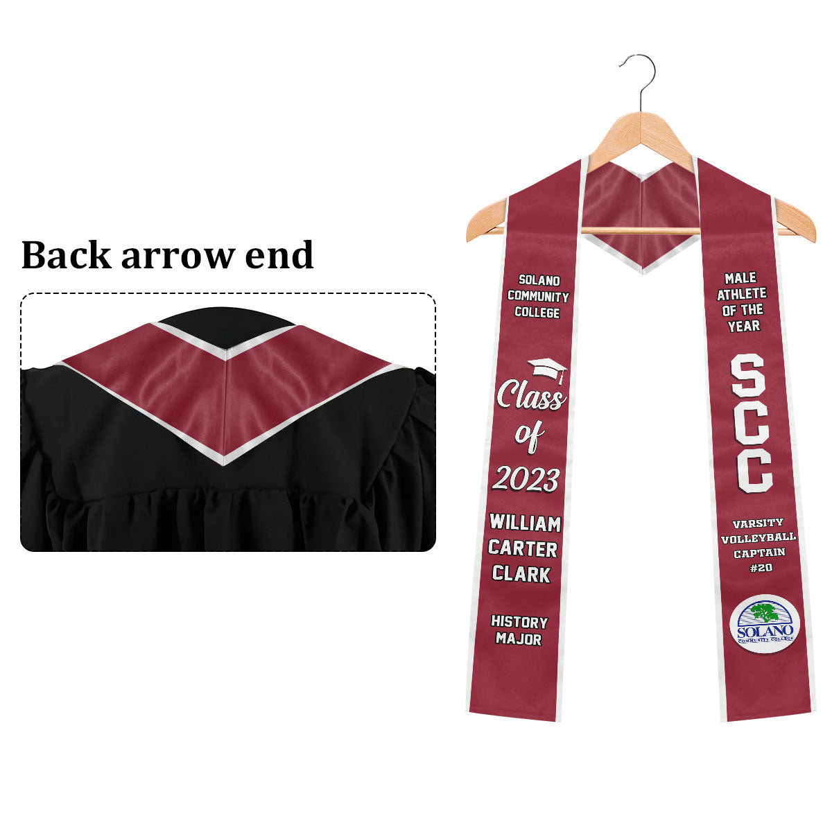 Best Gift For Graduation's Day, Class of 2024 - Personalized Graduation Stole