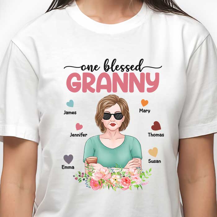 I'm That One Blessed Grandma - Personalized Unisex T-shirt, Hoodie, Sweatshirt - Gift For Grandma, Grandparents
