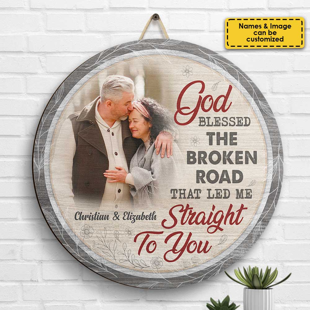Dieu, laisse-moi te rencontrer ! Panneau en bois personnalisé. Télécharger une image. Cadeau pour couple.
