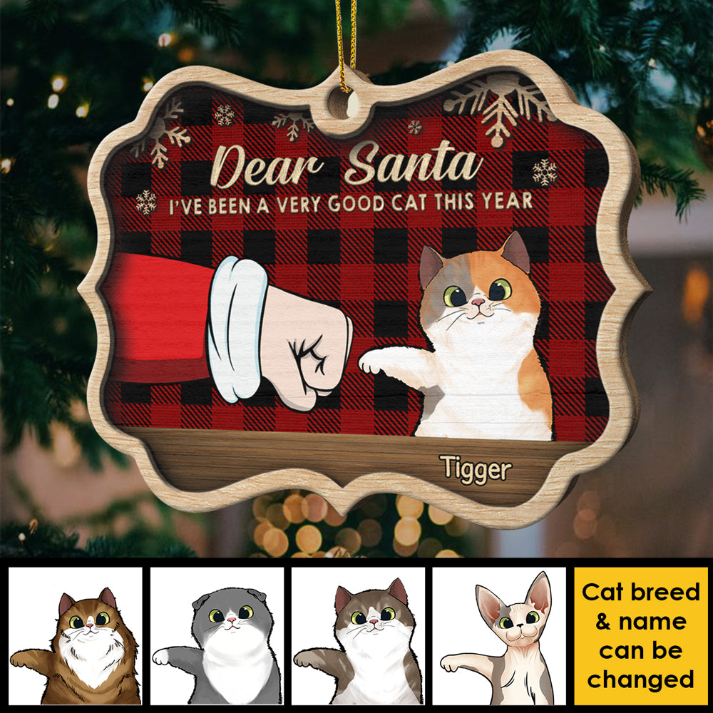 I'm Too Cute For the Naughty List - Personalized Shaped Ornament.