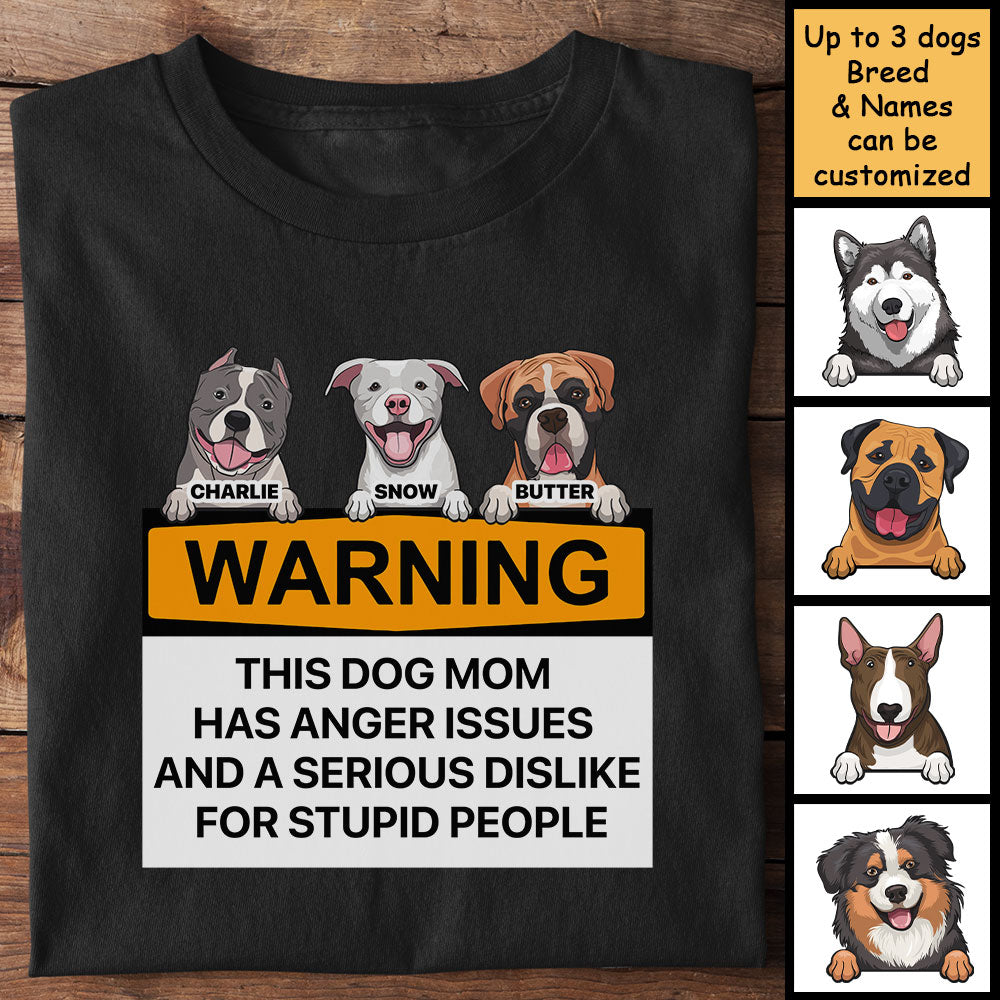 Attention, cette personne peut parler de chiens à tout moment - Cadeau pour maman de chien - T-shirt unisexe personnalisé, sweat à capuche