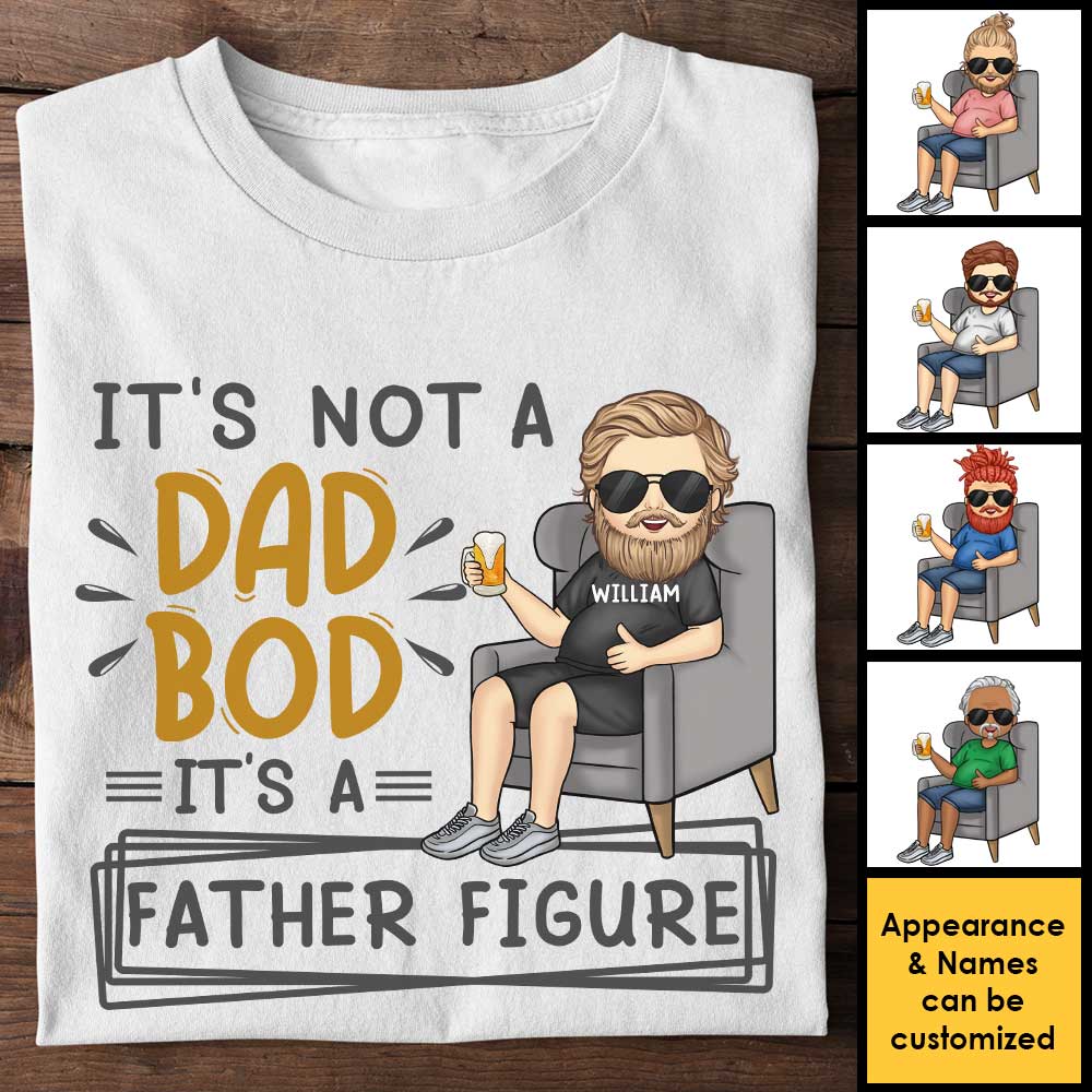 Ce n'est pas un corps de papa - Cadeau pour papa, grand-père - T-shirt unisexe personnalisé, sweat à capuche