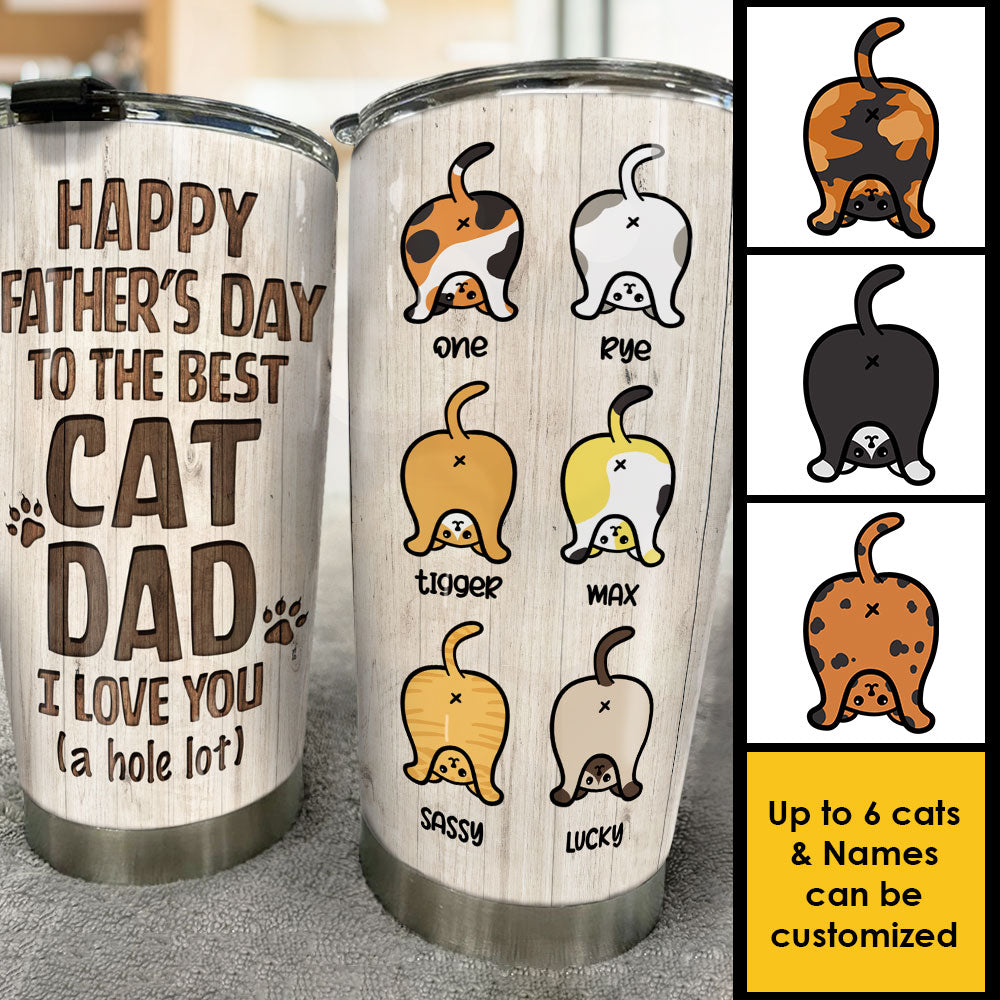 On t'aime beaucoup - Gobelet personnalisé - Cadeau pour la fête des pères