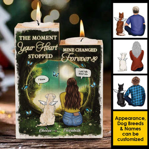 Votre perte m'a fait mal - Bougeoir personnalisé - Cadeau commémoratif, cadeau de condoléances