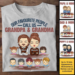 We're Dad & Mom - Personalized Unisex T-shirt, Hoodie - Gift For Couples, Husband Wife