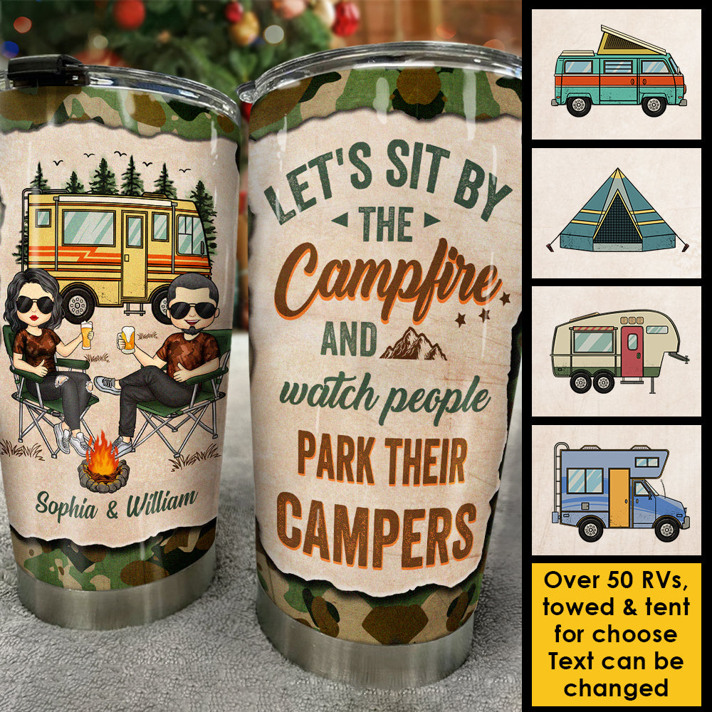 The Best Memories Are Made Camping - Personalized Tumbler.