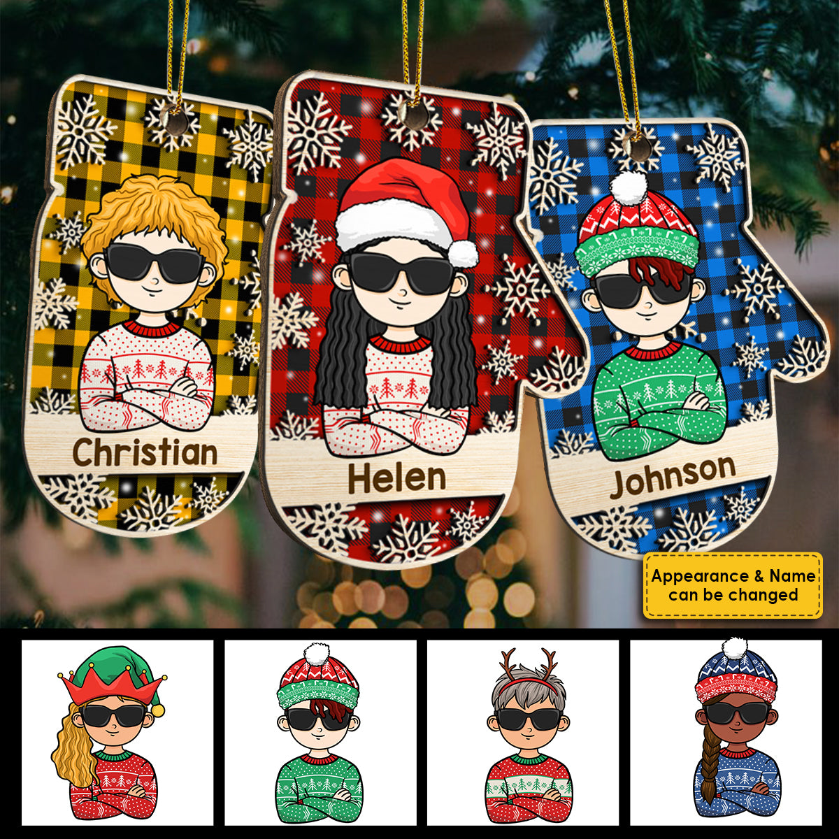 Merry Christmas To The Coolest Kid - Personalized Shaped Ornament.