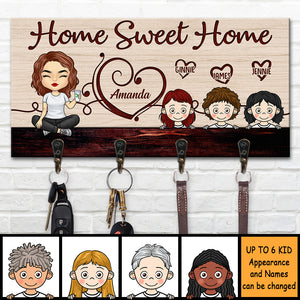 Notre douce maison - Porte-clés personnalisé, porte-clés - Cadeau pour couple, mari et femme