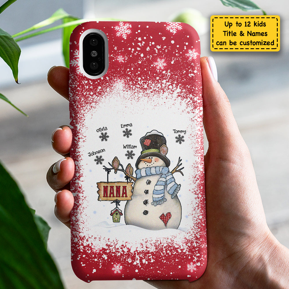 Le bonheur, c'est d'être grand-mère ! Cadeau pour maman et grand-mère ! Coque de téléphone personnalisée
