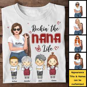 La vie de grand-mère est la meilleure vie - Cadeau pour maman, grand-mère - T-shirt et sweat à capuche unisexe personnalisé