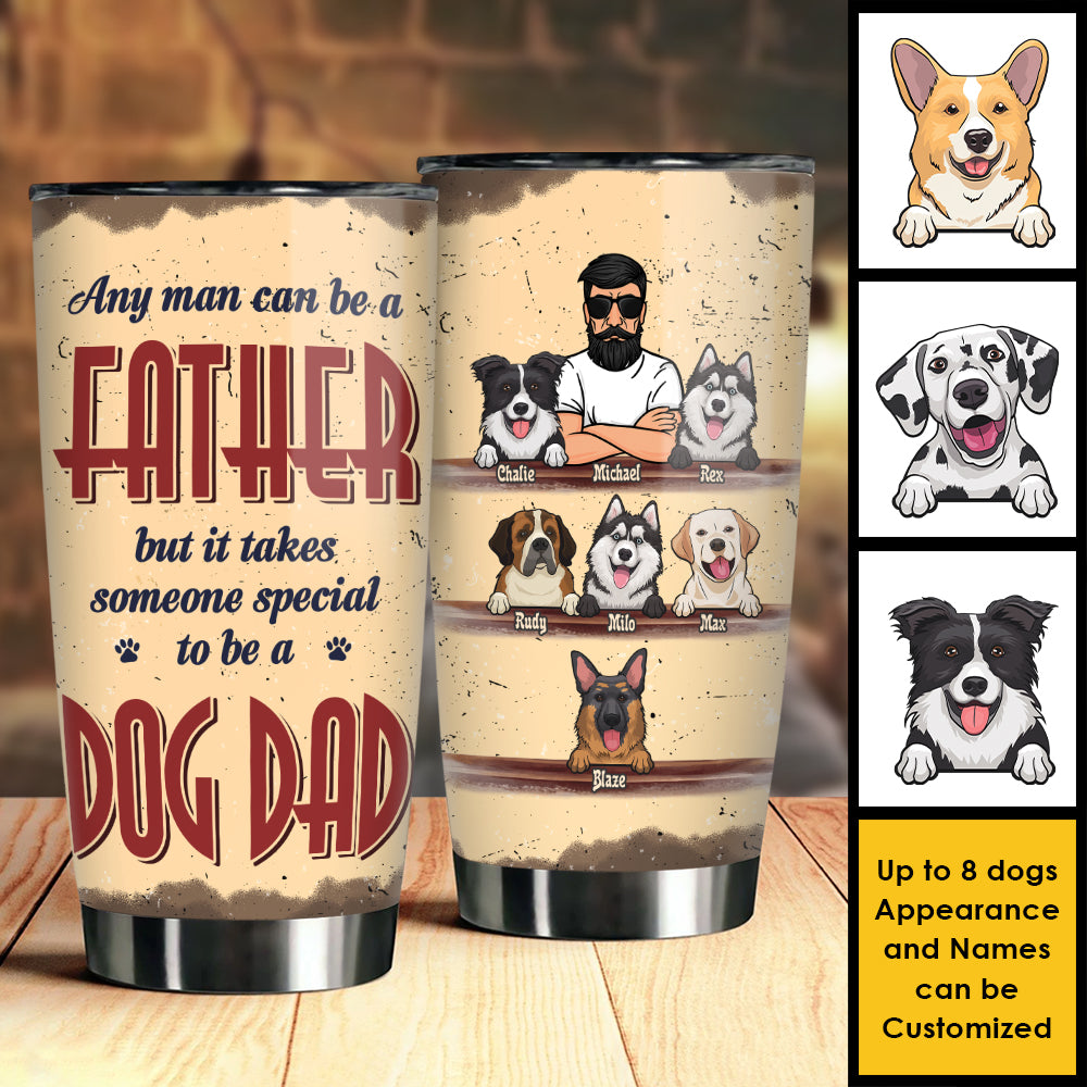 C'est spécial d'être papa d'un chien - Gobelet personnalisé - Cadeau pour papa