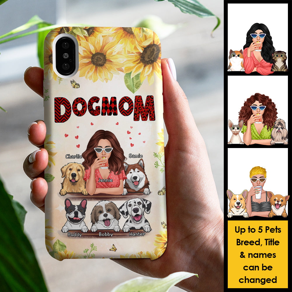 Je ne suis pas une maman ordinaire, je suis une maman d'animaux - Cadeau pour maman chien, maman chat - Coque de téléphone personnalisée