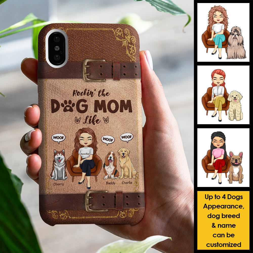La vie n'est pas parfaite, mais mon chien l'est ! Cadeau pour maman chien, coque de téléphone personnalisée