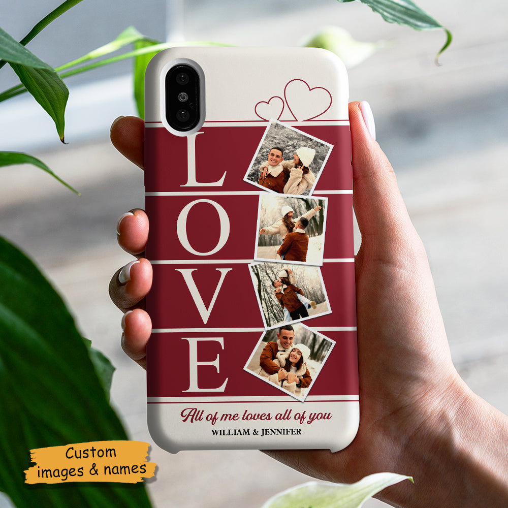 Je t'aime de tout mon cœur - Télécharger une image, cadeau pour couple, mari et femme - Coque de téléphone personnalisée