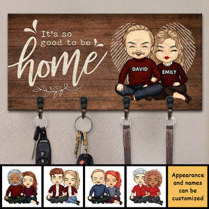 C'est si bon d'être à la maison - Porte-clés personnalisé, porte-clés - Cadeau pour couples, mari et femme