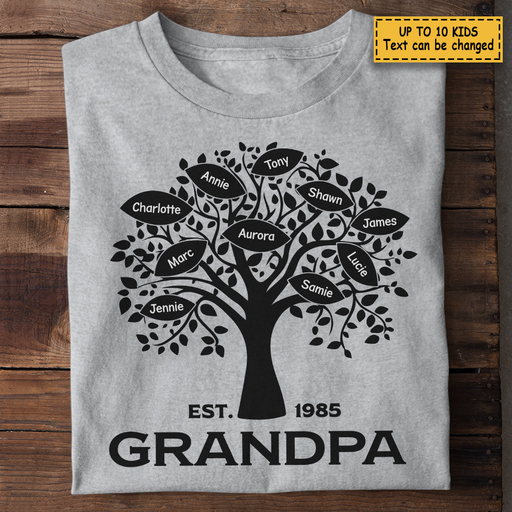 Meilleur grand-père de tous les temps - Cadeau pour papa, grand-père - T-shirt unisexe personnalisé, sweat à capuche