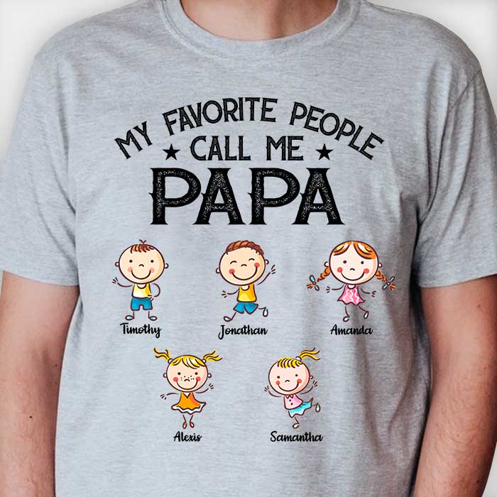 My Favorite People - Personalized Unisex T-Shirt.