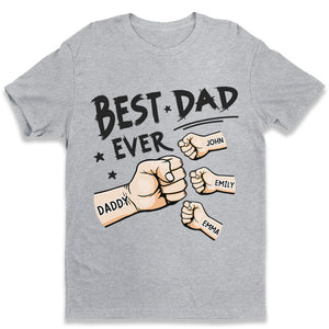Le meilleur papa de tous les temps - T-shirt unisexe personnalisé, sweat à capuche, sweat-shirt - Cadeau de fête des pères et d'anniversaire pour papa