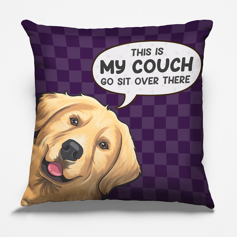 Nous aimons nos animaux de compagnie - Coussin personnalisé pour chien et chat - Cadeau pour propriétaires et amoureux des animaux