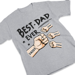 Le meilleur papa de tous les temps - T-shirt unisexe personnalisé, sweat à capuche, sweat-shirt - Cadeau de fête des pères et d'anniversaire pour papa