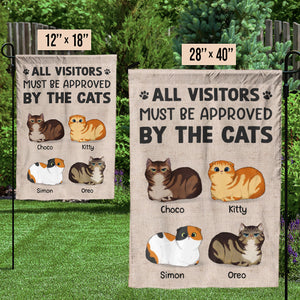 Les chats sont maîtres de ce pays - Drapeau personnalisé pour chat - Cadeau pour les amoureux des animaux et les propriétaires d'animaux