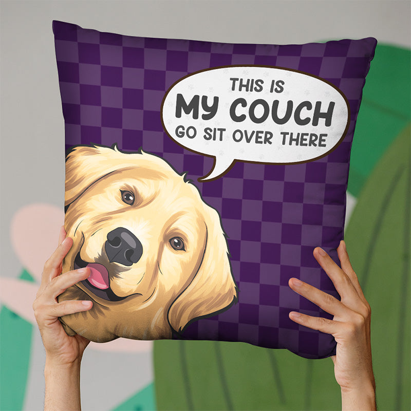 Nous aimons nos animaux de compagnie - Coussin personnalisé pour chien et chat - Cadeau pour propriétaires et amoureux des animaux